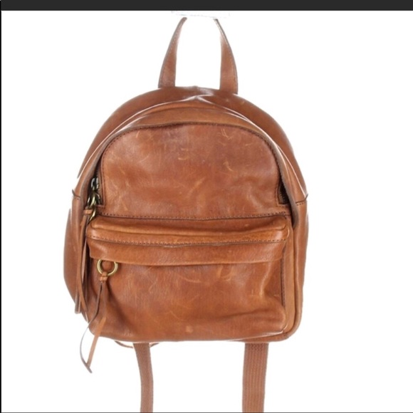 Madewell Handbags - Madewell Mini Lorimer Backpack in Brown Leather